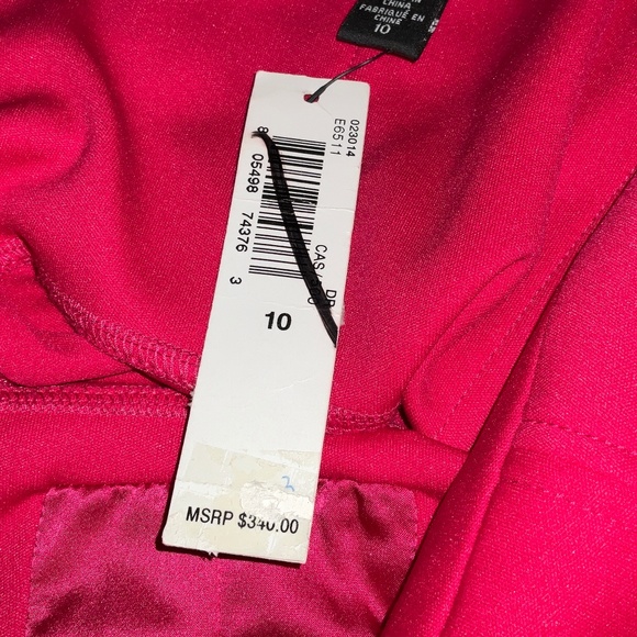 NWT LAUNDRY Vintage Beaded Halter Formal Evening Gown Size 10 Pink - Picture 4 of 15